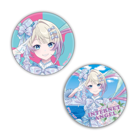 グリッター缶バッジ2個セット