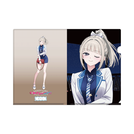 メタリッククリアファイル　かちぇ