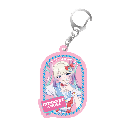 カラーアクリルキーホルダー　超てんちゃん